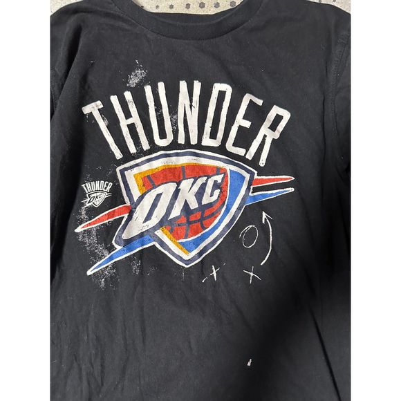 OKC Thunder Long Sleeve Tee USED Youth Medium - Picture 3 of 3